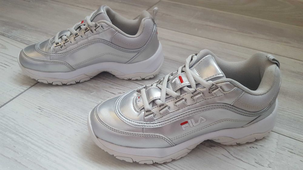 Сив металик маратонки FILA STRADA F WOMEN за момиче с р-р EUR38