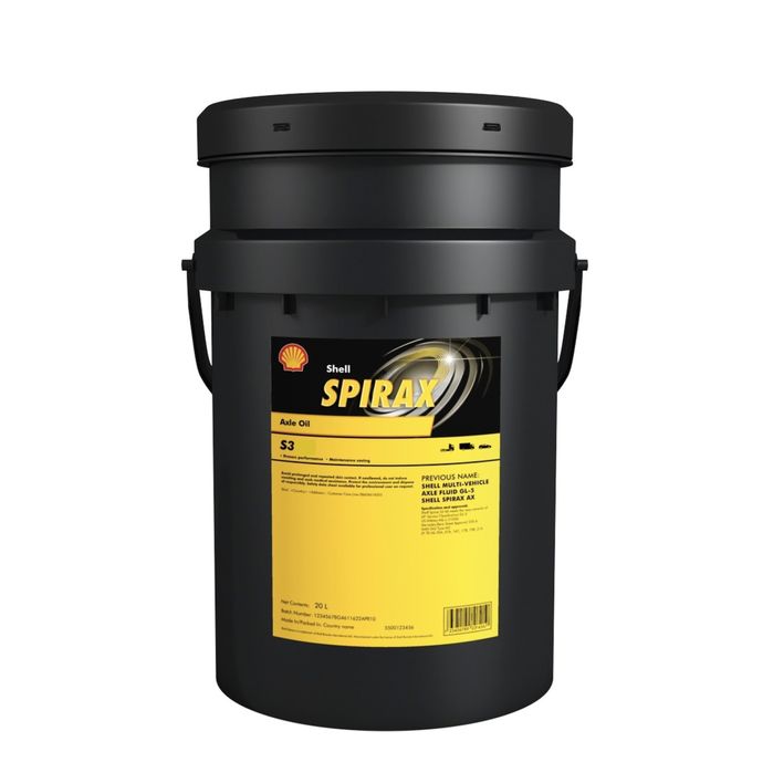 Масло трансмиссионное SHELL SPIRAX S3 AX 85W-140