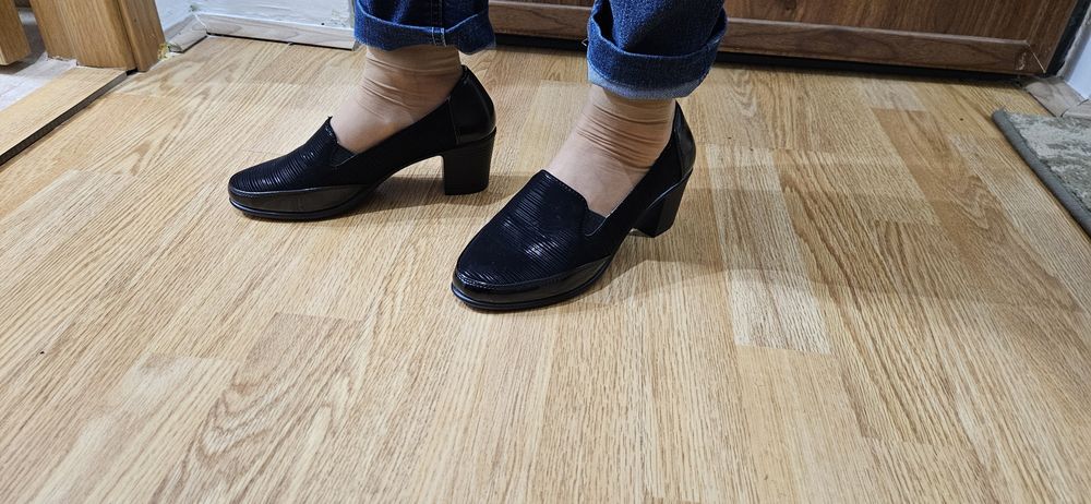 Mocasini / pantofi dama piele, Renda, 36