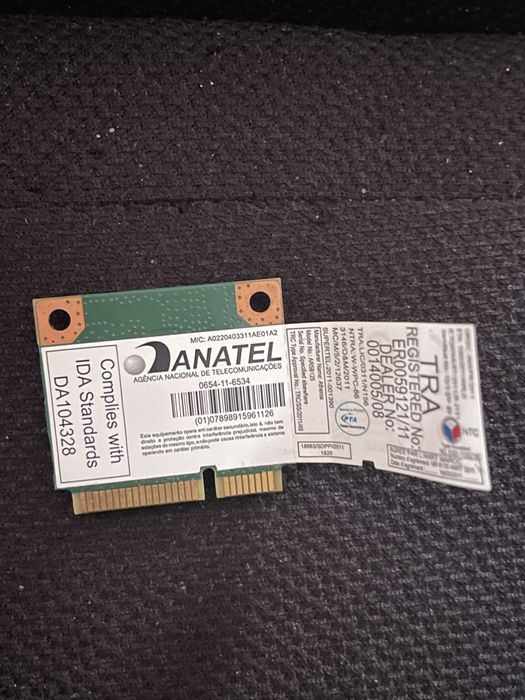 Placă Wi-Fi laptop Mini PCI-Express – WLAN, funcțională
