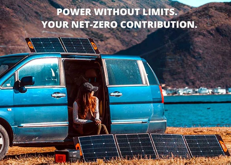 100W сгъваем преносим соларен панел за лаптоп кола къмпинг [PROMO)