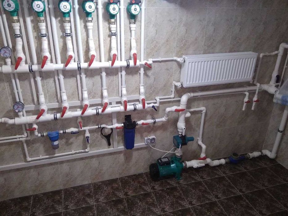 Сделаем отопление, теплый пол, канализацию, сантехнику, водопровод