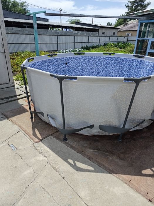 Продам каркасный бассейн круглый
