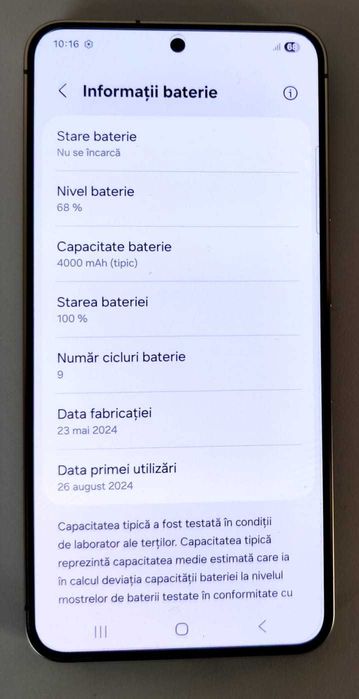 (AG 35)Telefon Samsung S24  5G b.33934 - 2000Lei Garantie 2ani!