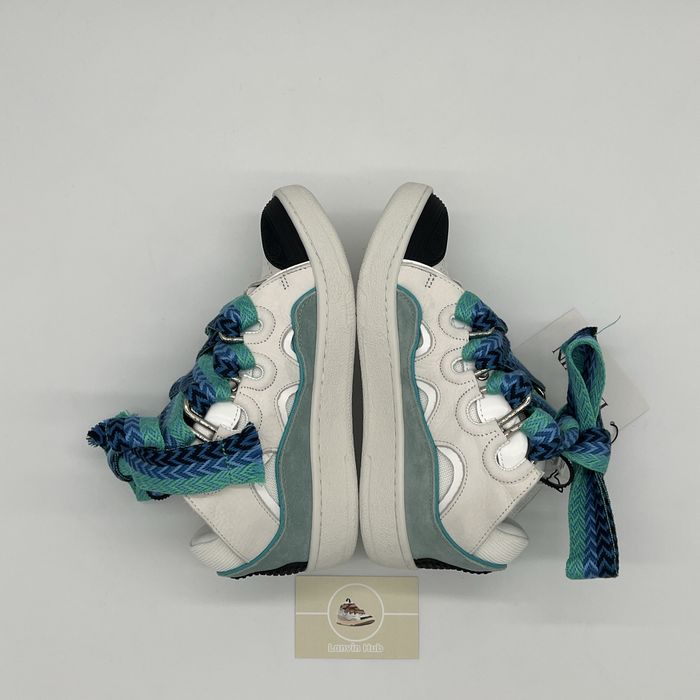 Lanvin Curb White Blue