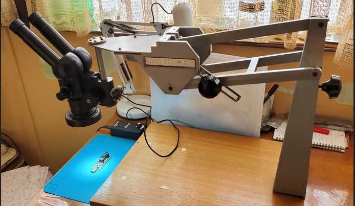 Микроскоп мбс-1 , Фокусное расстояние: 190 мм