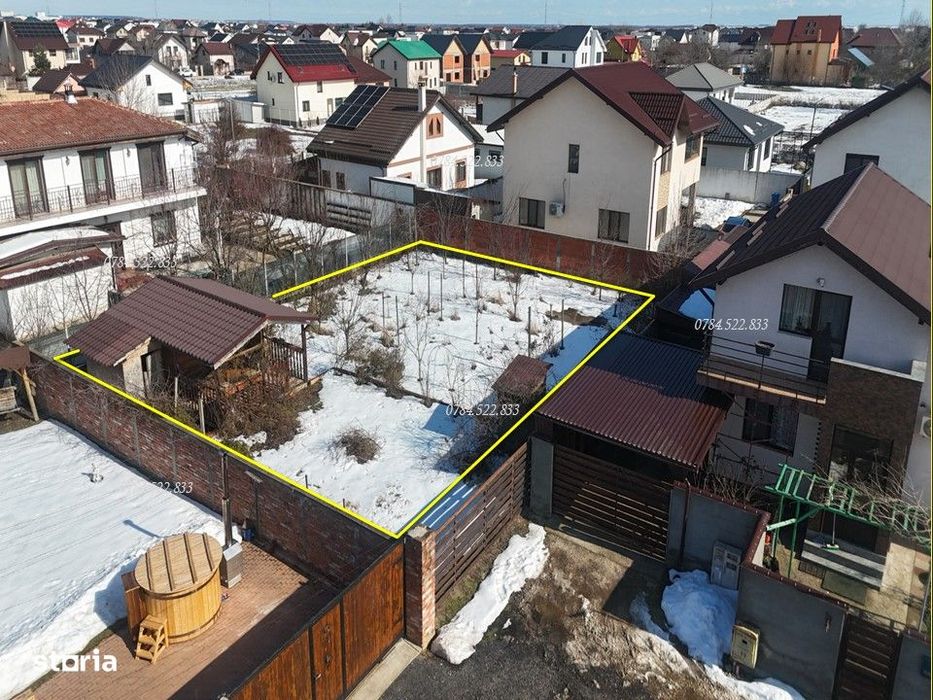 Teren de vânzare Berceni Ilfov – Bransat la curent