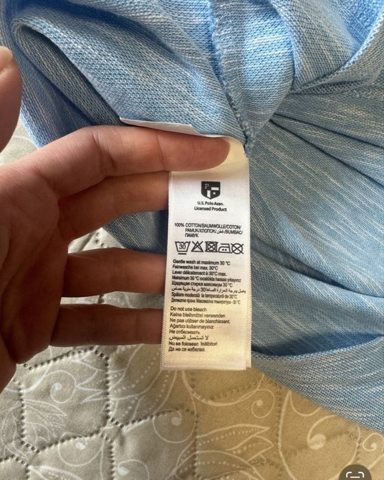 Tricou polo albastru de la US Polo , marime L