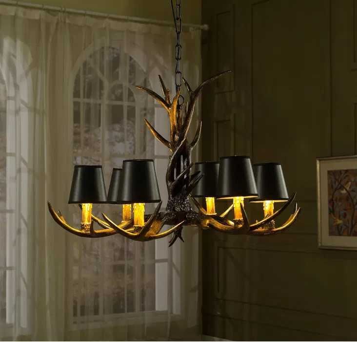 Полилей за ловци еленски рога ретро винтидж светъл модел наличен