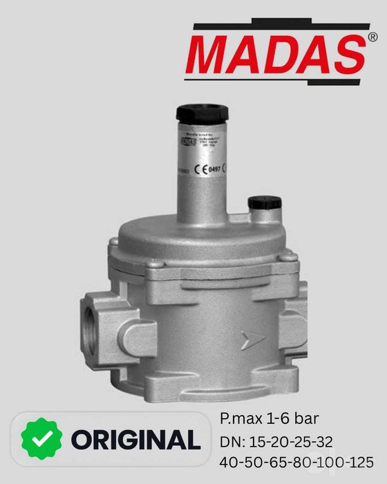 Газовый редуктор МАДАС, Оргинал, Италия