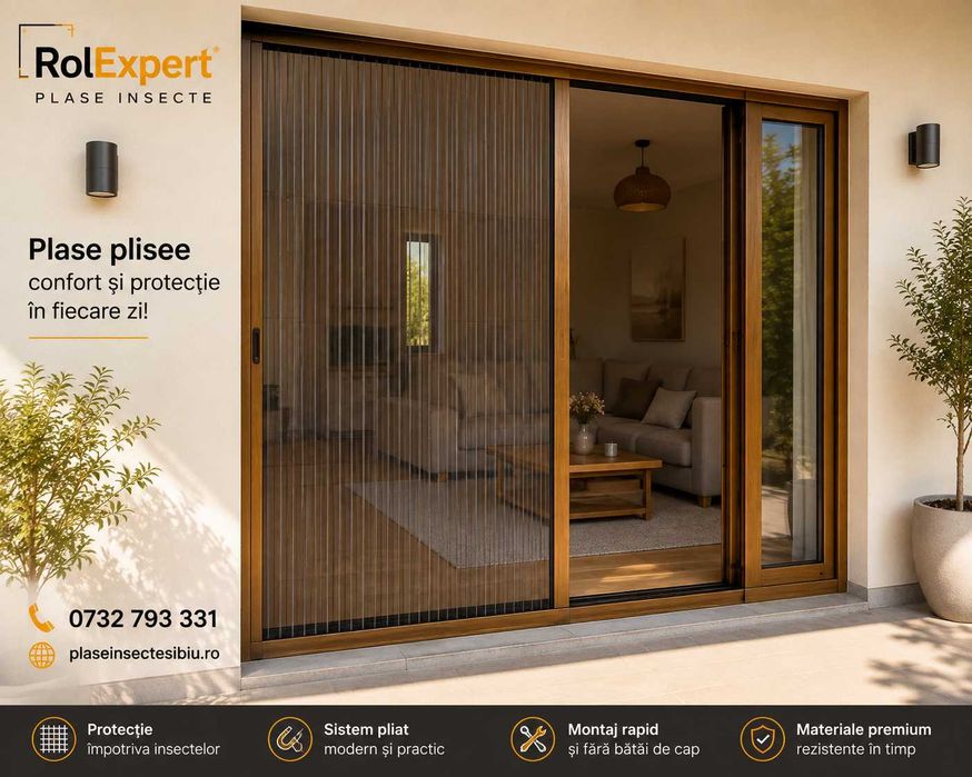 Plase Insecte Plisse | Montaj Gratuit | Sibiu | RolExpert