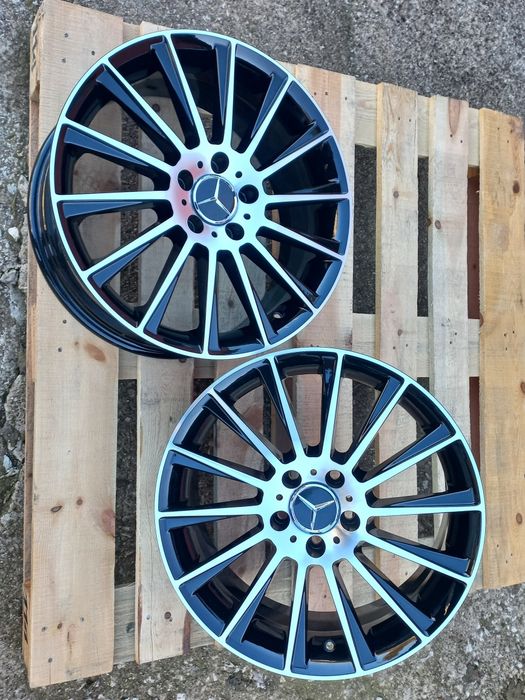 18"Мерцедес ///AMG 7.5ж ет35 A B C CLA GLA GLB Black Polish