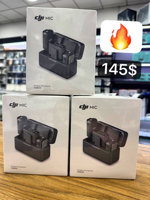 DJI Mic Wireless Microphone (2 TX + 1 RX + Charging Case)