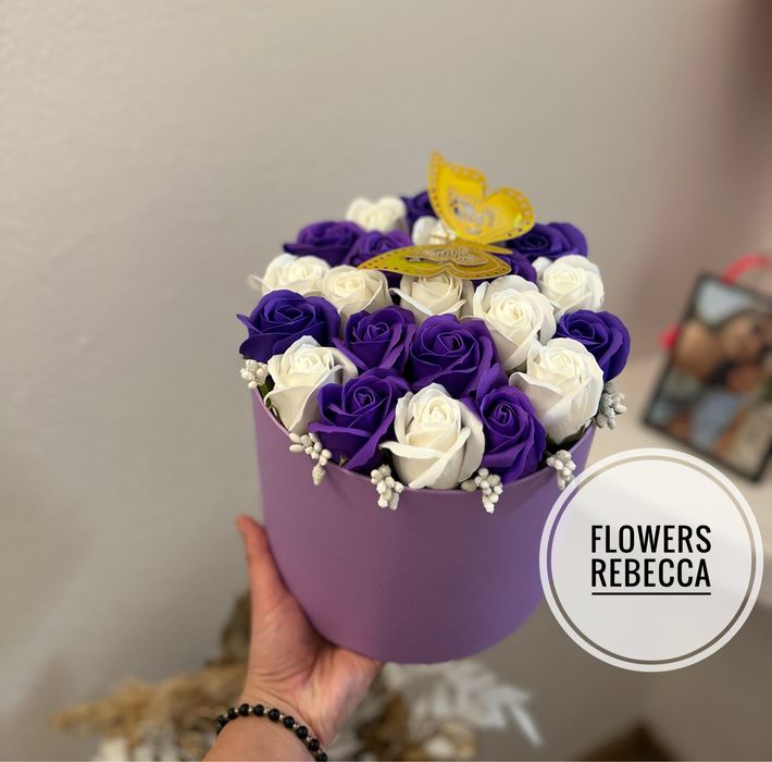 Aranjamente trandafiri de sapun