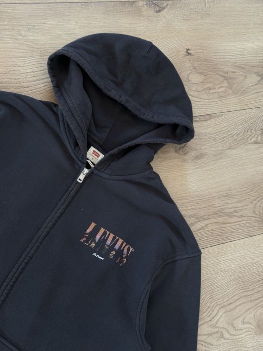 Hanorac LEVIS cu Fermoar Albastru Barbati | Marime M