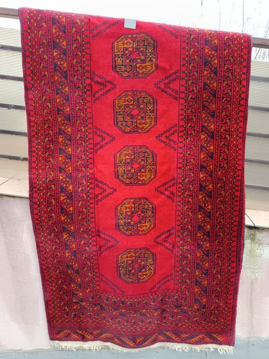 Covoare persane traditionale, Bukhara, lana, lucrate manual.