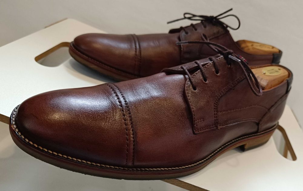 Pantofi derby 43 43.5 premium LLOYD piele naturala moale