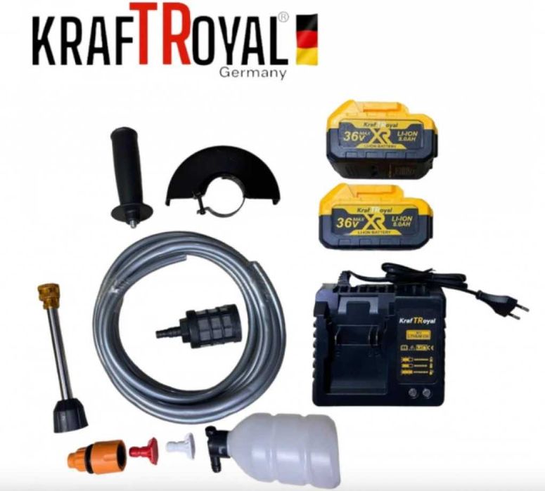 5в1 универсален комплект KraftRoyal с 5 приставки: ЧИСТО НОВ КОМПЛЕКТ