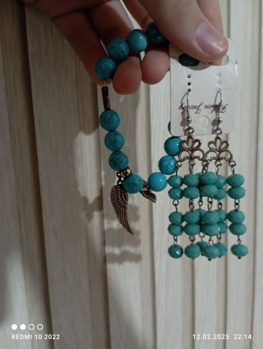 Серёжки и браслет