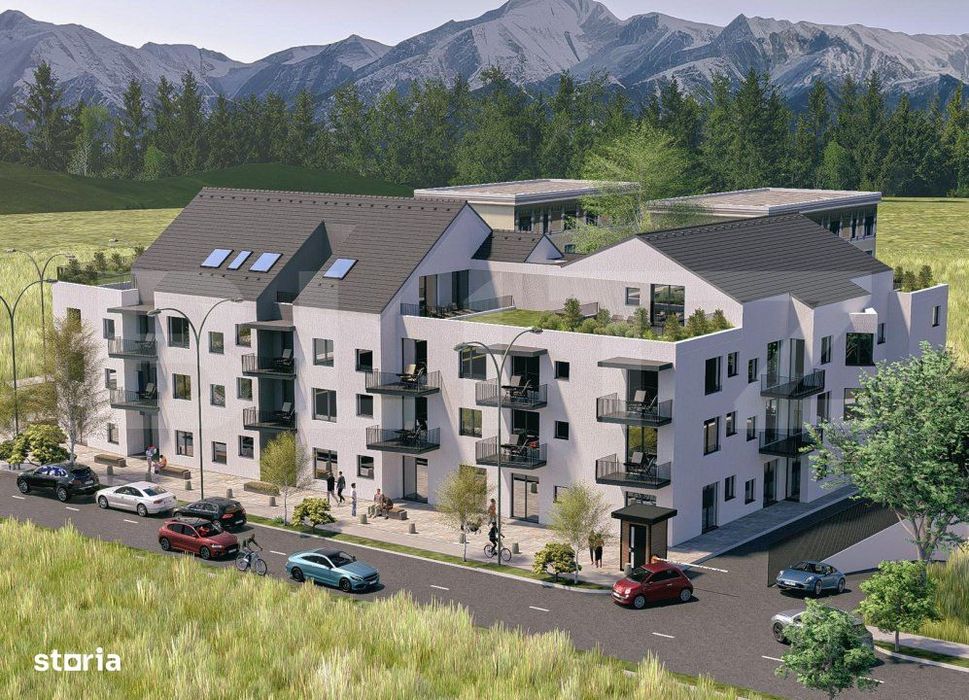 Apartament de vanzare, cu 3 camere, 72 mp + 10.7 balcon, zona Tractoru