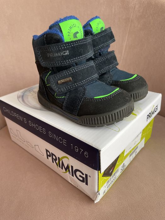 Primigi ghete impermeabile cu insertii din piele intoarsa marime 20