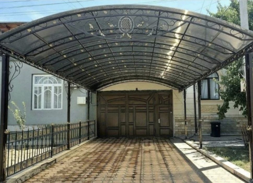 Навес решотка перилла скамейка любой сложности