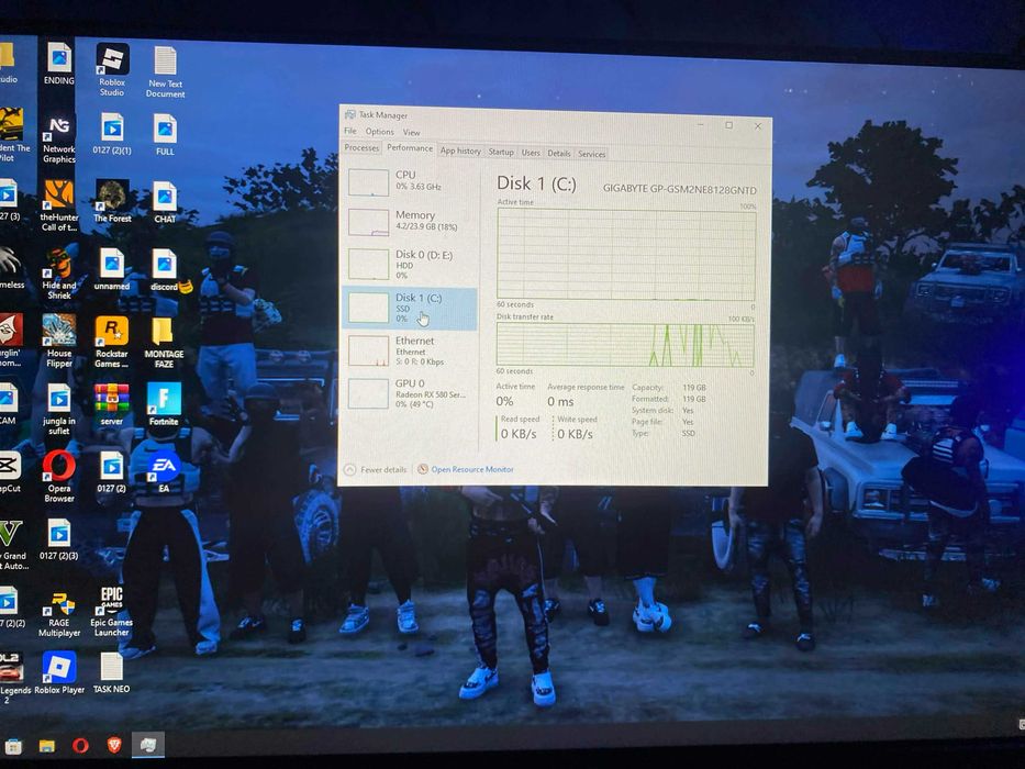 vand pc gaming si setup pret bomba neg