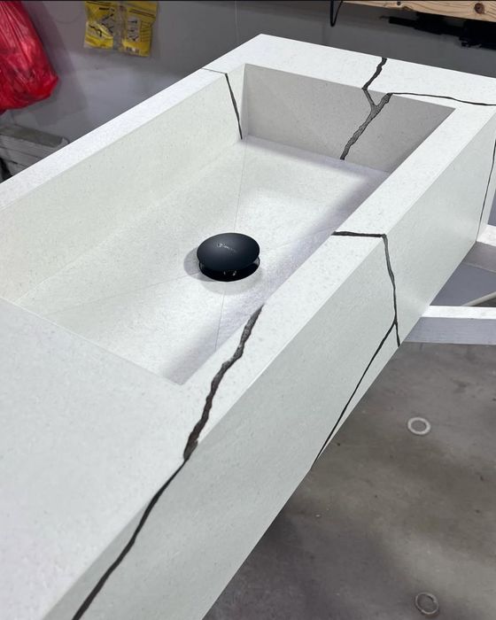 Раковина из керамогранита на заказ