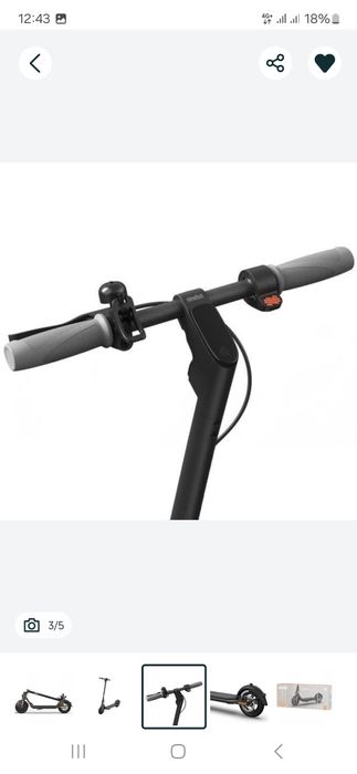 Электросамокат ninebot kickscooter f30