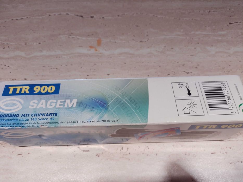 Sagem Thermo-Transfer-Rolle TTR 900  + Chip - ORIGINALA