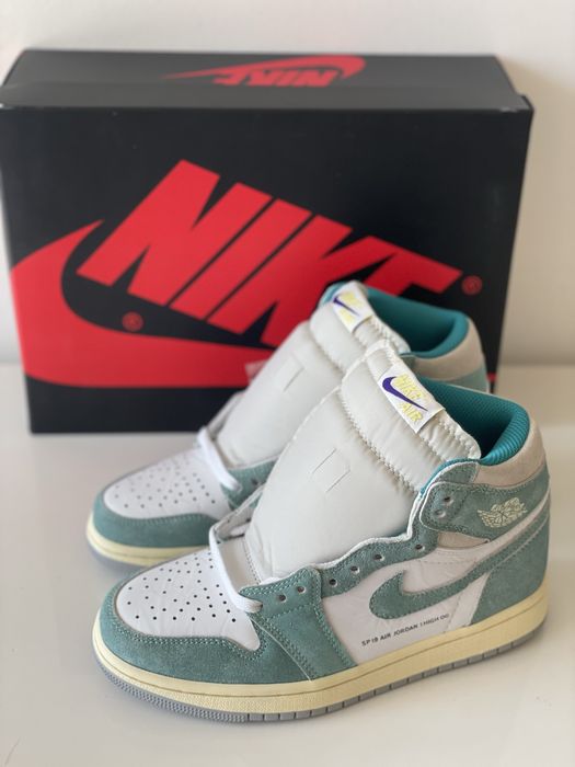 Jordan 1 Retro Turbo Green Air White Hyper Royal Grey