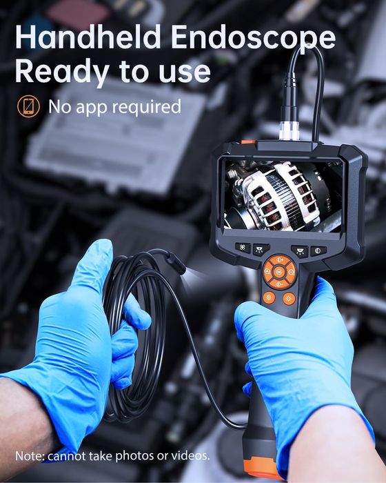 Ендоскопска камера двойна леща 4.3'' IPS екран 1080P Ендоскоп Бароскоп