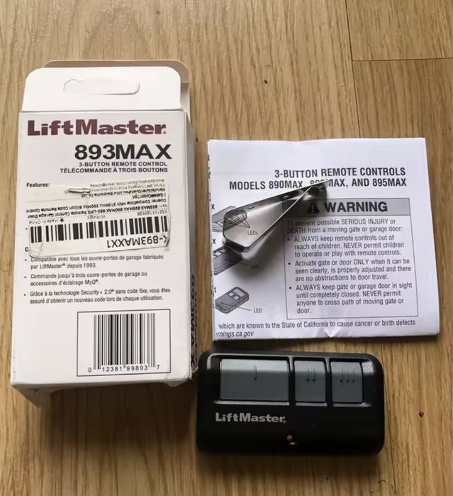 Дистанционно   LiftMaster 893LM с 3 бутона  Лимитирана Серия