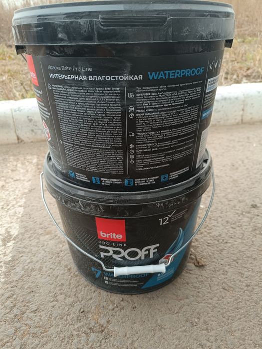 Краска Brite водно-дисперсионная PROFESSIONAL 9 л.