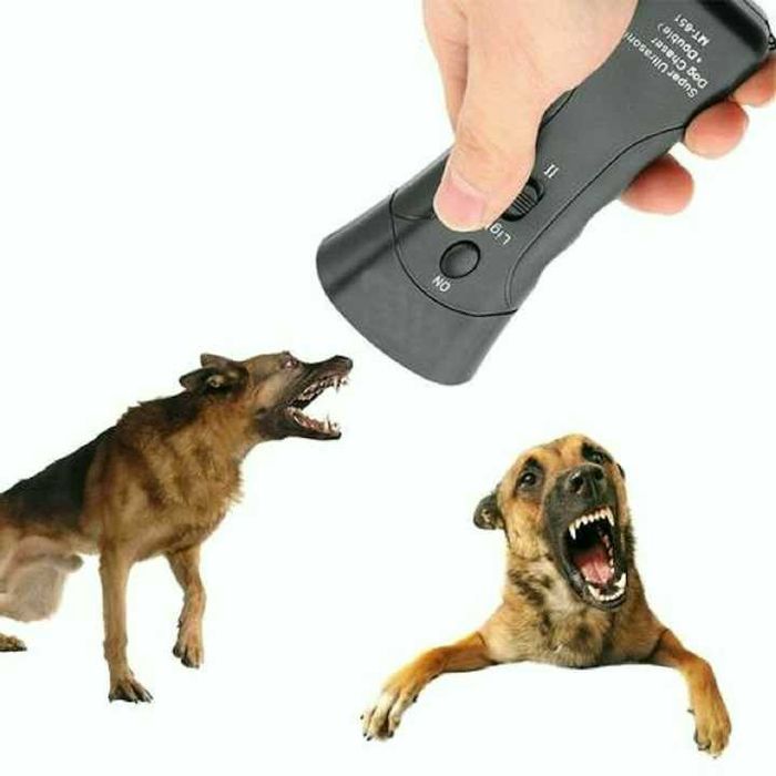 Нов качествен модел ултразвуков кучегон Double Dog Chaser и Dog Trainer + батерия!