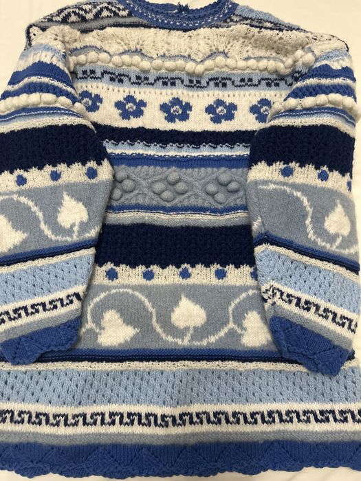 Ръчно плетен блузон