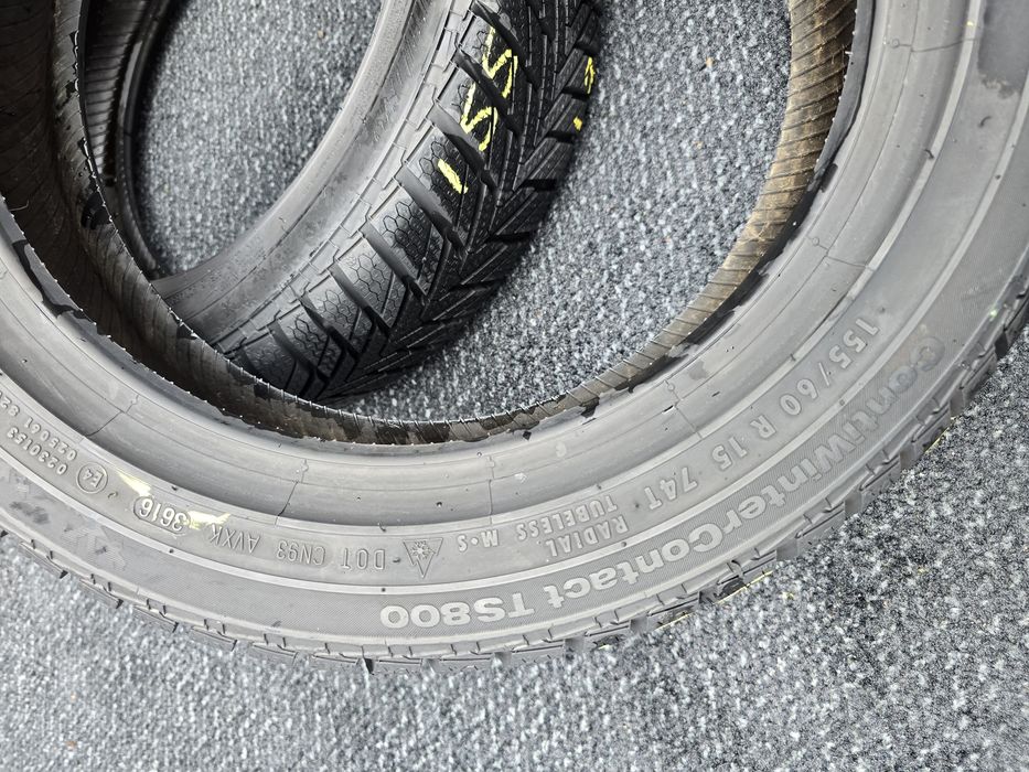 155 60 15 continental m+s 7mm