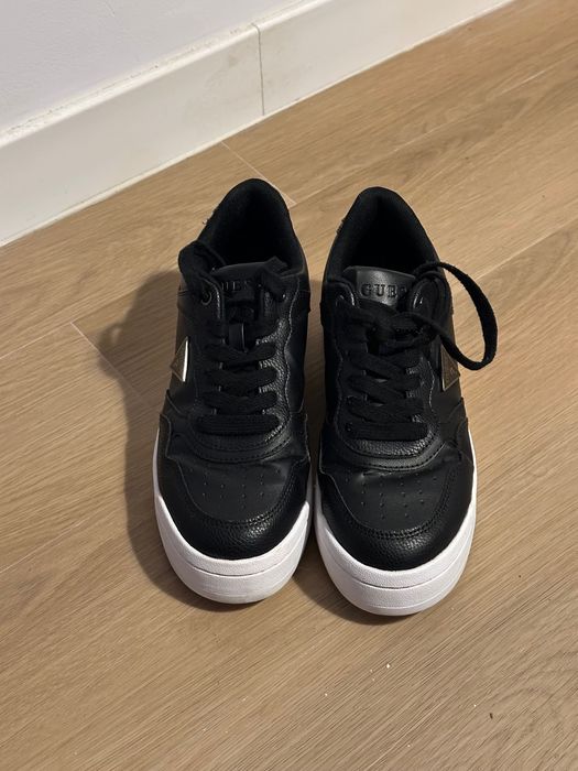 Guess, adidași, 38 de femei, alb-negru