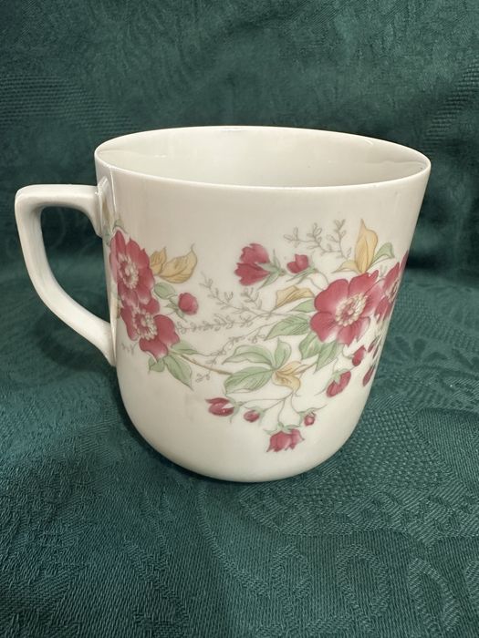 Чешки розов порцелан-големи чаши мъг за кафе, чай и Royal Dux Bohemia