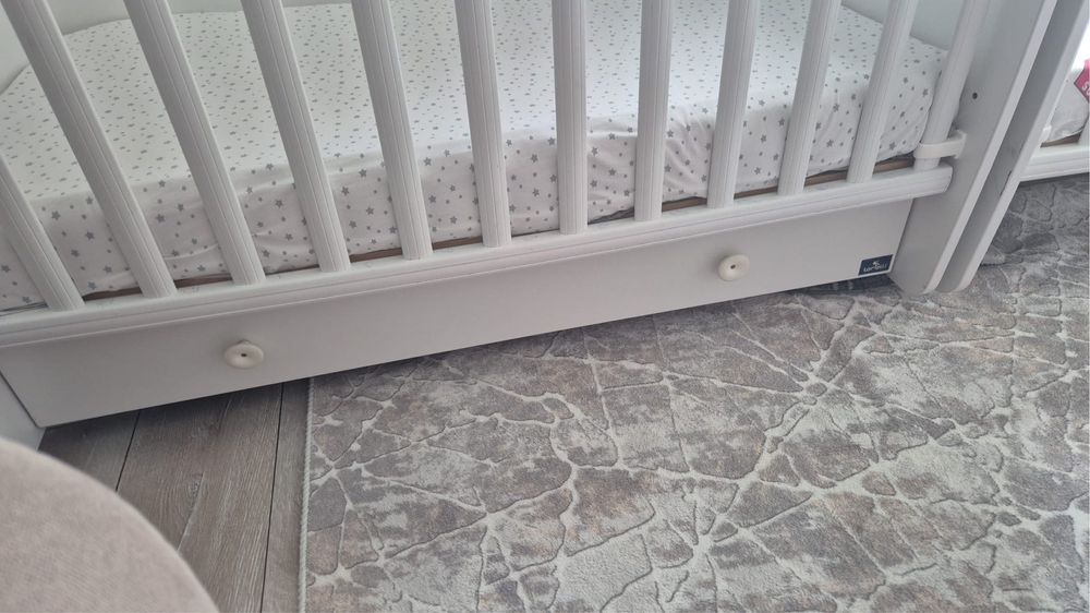 LORELLI Classic Легло-люлка 60/120 см. DREAM БЯЛО