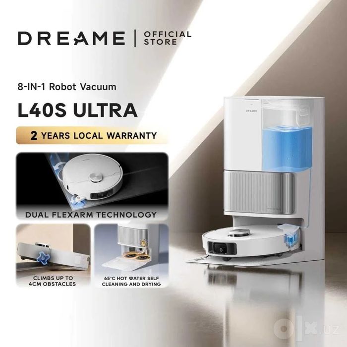 Робот-пылесос Xiaomi Dreame L40 Ultra Авто мойка и сушка мопов 2026