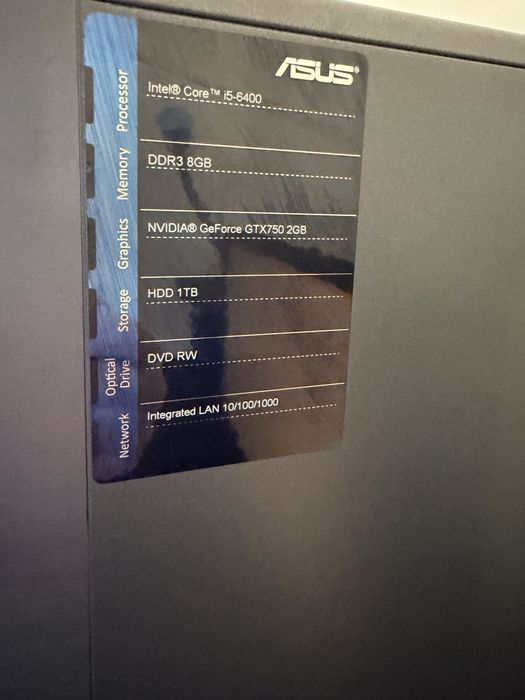 PC Desktop ASUS i5 + Monitor ASUS 23.6” Full HD – Stare buna