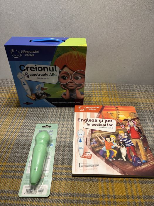 Răspundel Istetel - Set baza + Carte engleză + Husă creion