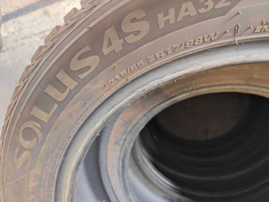 2бр.всесезонни гуми 215/55/17 Kumho