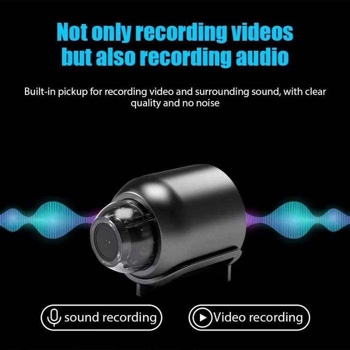 x5 Мини WiFi IP камера 1080P HD камера с дистанционно записване телефо