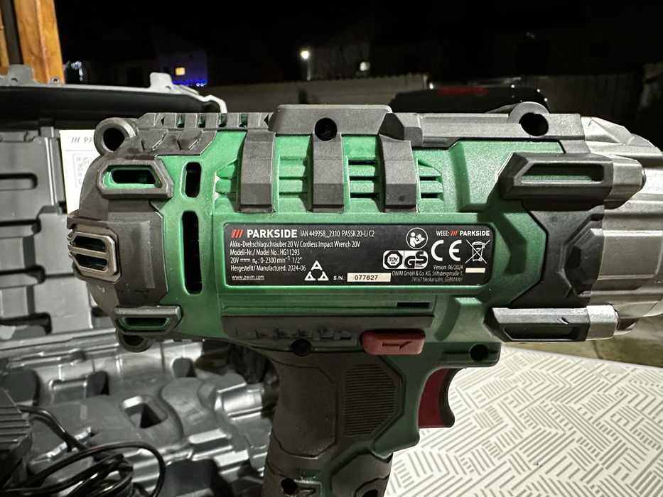 Pistol impact 400NM Parkside