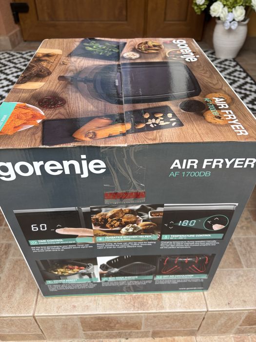 Friteuza cu Aer Cald GORENJE AF1700DB, 1700W, Negru-Argintiu