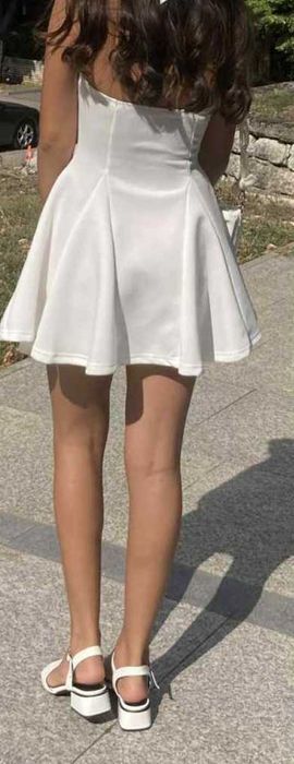 Бяла рокличка xs -s