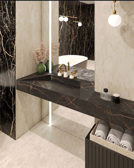 Раковина из керамогранита