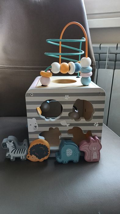 Мултифункционален дидактичен бебешки куб